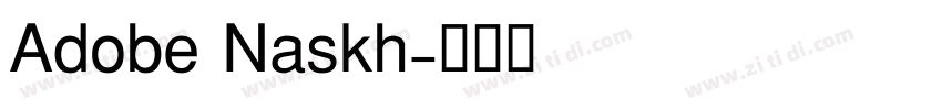 Adobe Naskh字体转换